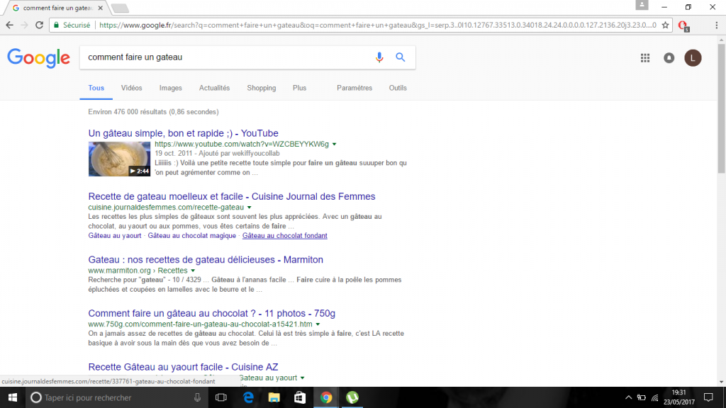 Référencement google balise