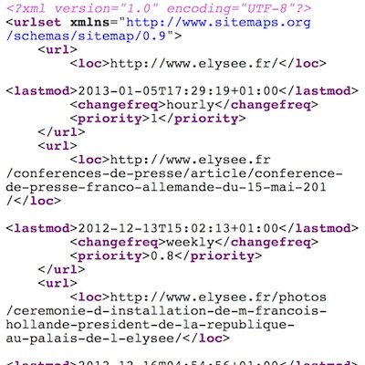 Référencement Google xml