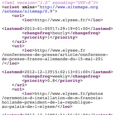 Référencement Google xml